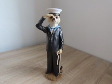 Country Artists Magnificent Meerkats CA04140 Ainsley Figurine, Gift Navy Sailor