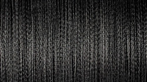 Black strand braided fishing - 4-strand,