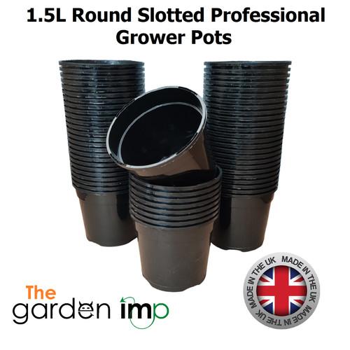Plastic plant pots 15cm - plastic,