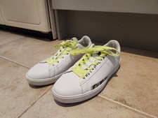 Replay Woman trainers Shoes in white with green animal print UK 5 EU 38