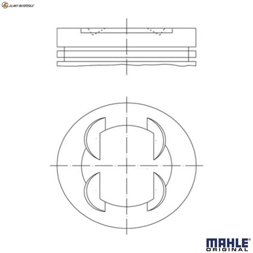 Piston 681 00109 000 - piston,