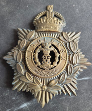 Middlesex Regiment of Foot Brass Helmet Plate, King’s Crown