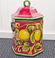 Italian Biscotti Jar Tuscany