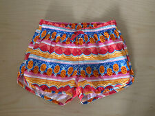 Girls Zara Swim Shorts Pineapple Watermelon Print Multicolored Size 8-9 Holiday
