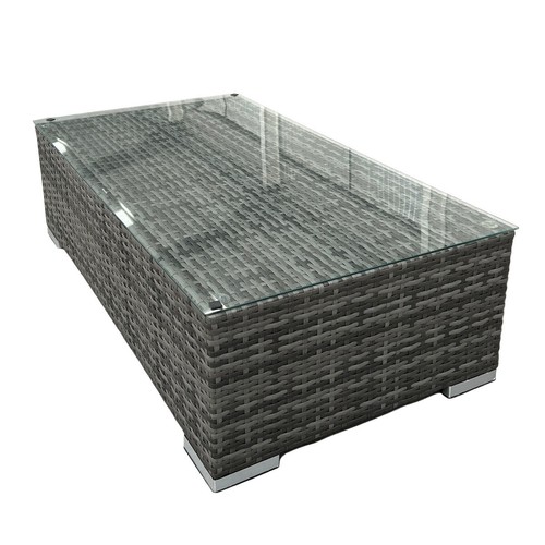 Grey rattan sofa set build - rattan,