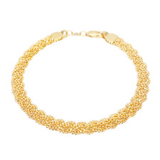 22ct Yellow Gold Mini Beaded