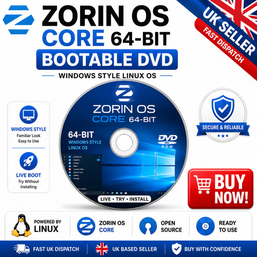 Zorin core bit - os, bootable
