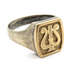 Vintage Signet Ring 835s