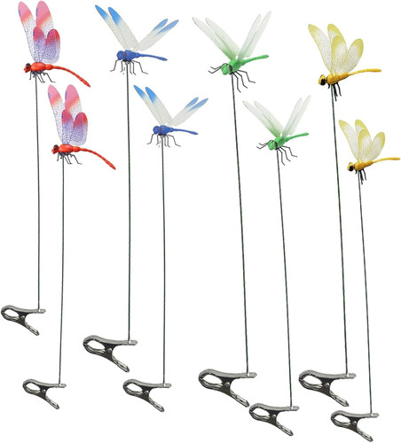 8pcs dragonfly clips - 8pcs,