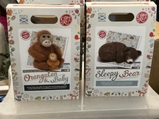 CRAFTY KIT COMPANY -NEEDLE FELT -RABBIT -Bear-Mouse-Gorrilla-new boxed