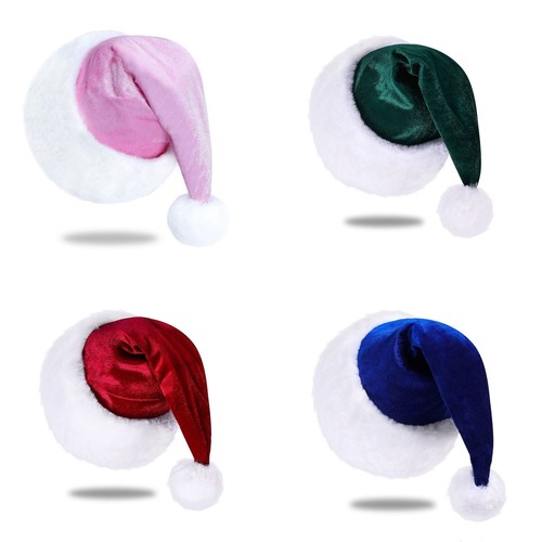 Santa hat velvet christmas - velvet,
