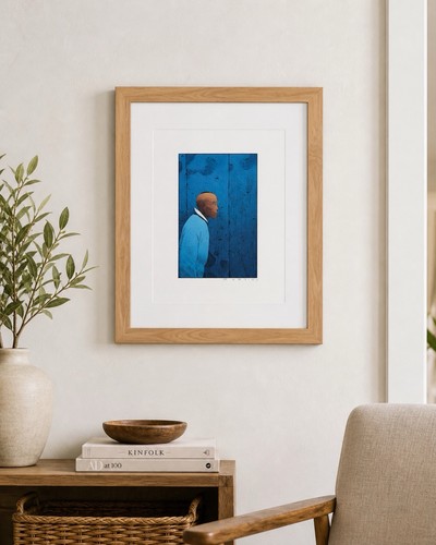 Moebius pencil signed - moebius, framed