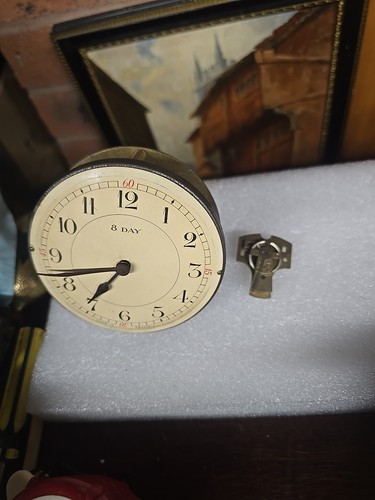 Antique clock mechanism - antique, by