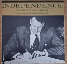 Rhodesia UDI - Vinyl LP (ca.1966) - speeches of Ian Smith & Harold Wilson