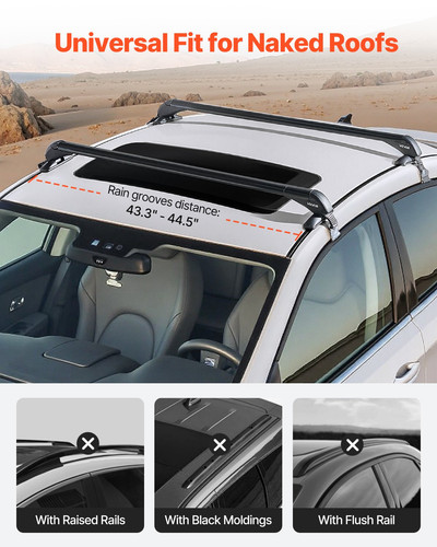 Vevor roof rack cross bars - rack,