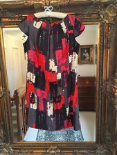 .STUNNING ..100% Silk MONSOON tunic/shift Dress....size14 lightly Worn.