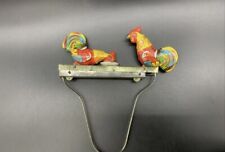 Vintage Pecking Roosters. Tin