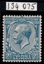 1912-24 KGV Royal Cypher 2½d