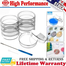 90mm Glass Petri Dishes w/
