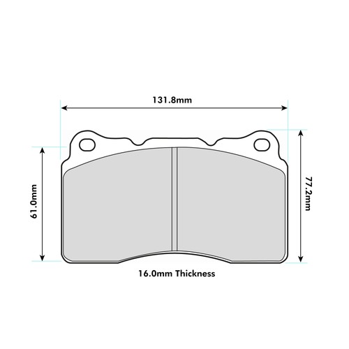 Ferodo ds2500 front - ferodo,