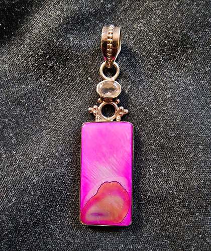Light purple abalone shell - light,