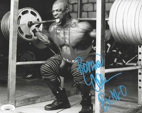 Ronnie coleman signed 8x10 - signed,