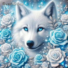5D Diamond Painting Kit Wolf
