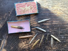 Antique William Mitchell’s Pen Nib Box & Contents