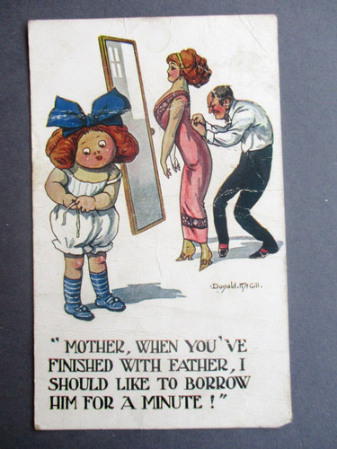 Comic postcard early donald - comic,