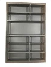 Cutlery tray inserts for