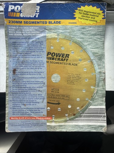 Powercraft 230mm cutting and - cutting,