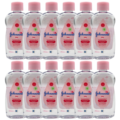 Johnsons baby oil 200ml - baby,