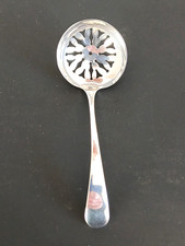 Vintage sold silver sifter spoon