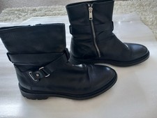 Belstaff Black Leather Ankle