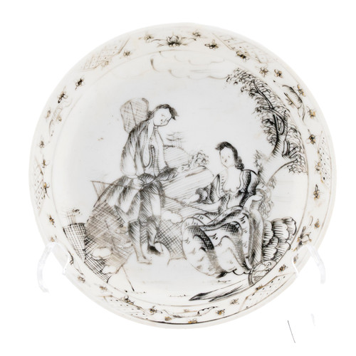 Chinese grisaille porcelain - grisaille,