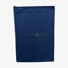 Vintage 90s Patrick Cox Navy Handbag Dust Bag, Drawstring Cover Handles Shoe