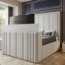 Linestyle Upholstered TV Bed