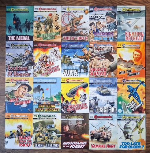 Commando comics job lot bundle - commando,