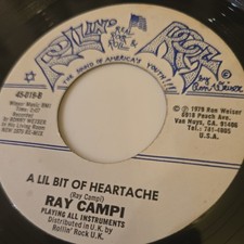 RAY CAMPI: my baby left me / a