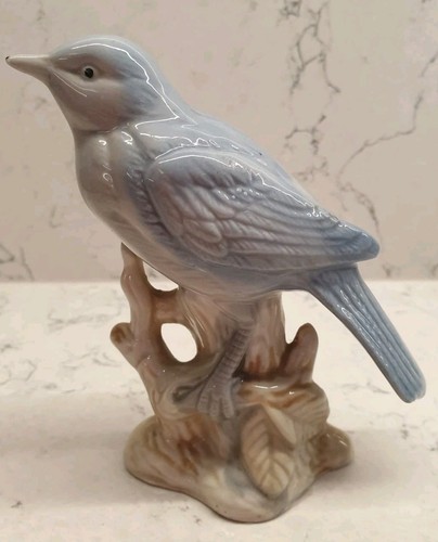 Ceramic blue bird tree - ceramic,