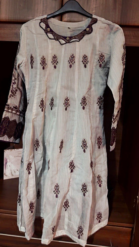 Women white embroidered - white,