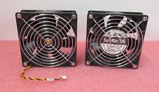 Job Lot 2 x Sanyo Denki 9G1212E1D06 SanAce 120 3-Wire Cooling Fan 12V 0.61A