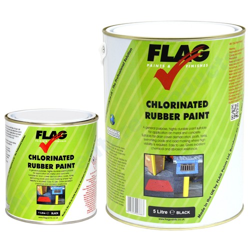 Flag chlorinated rubber - rubber, paint