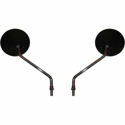 Mirrors 10mm black - mirrors, round
