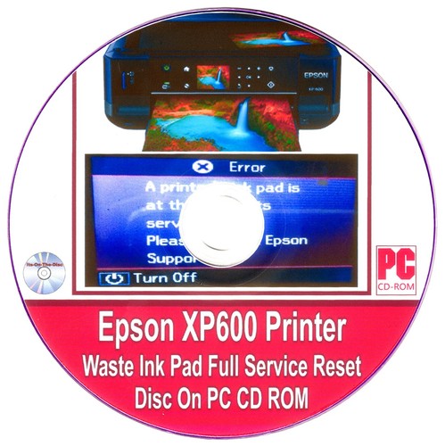 Epson xp600 printer - waste, ink