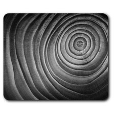 Rectangle Mouse Mat BW - Tree
