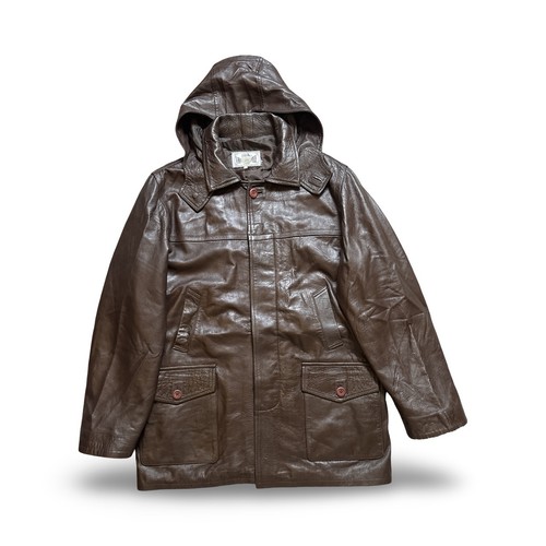 Vintage vera pelle brown - brown, real
