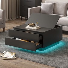 LED Coffee Table with Storage