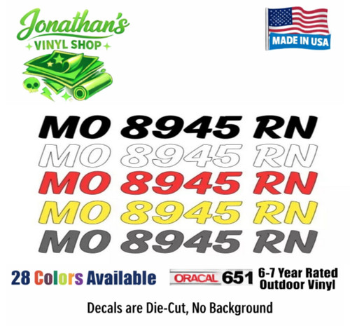 Custom boat registration - boat,