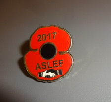 ASLEF 2017 P0ppy Pin Lapel